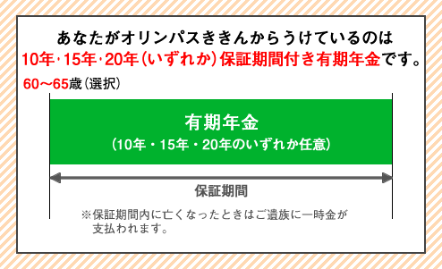 10.15.20年保証期間付有期年金