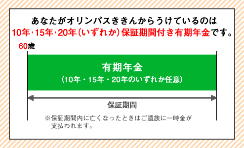 10.15.20年保証期間付有期年金（選択）